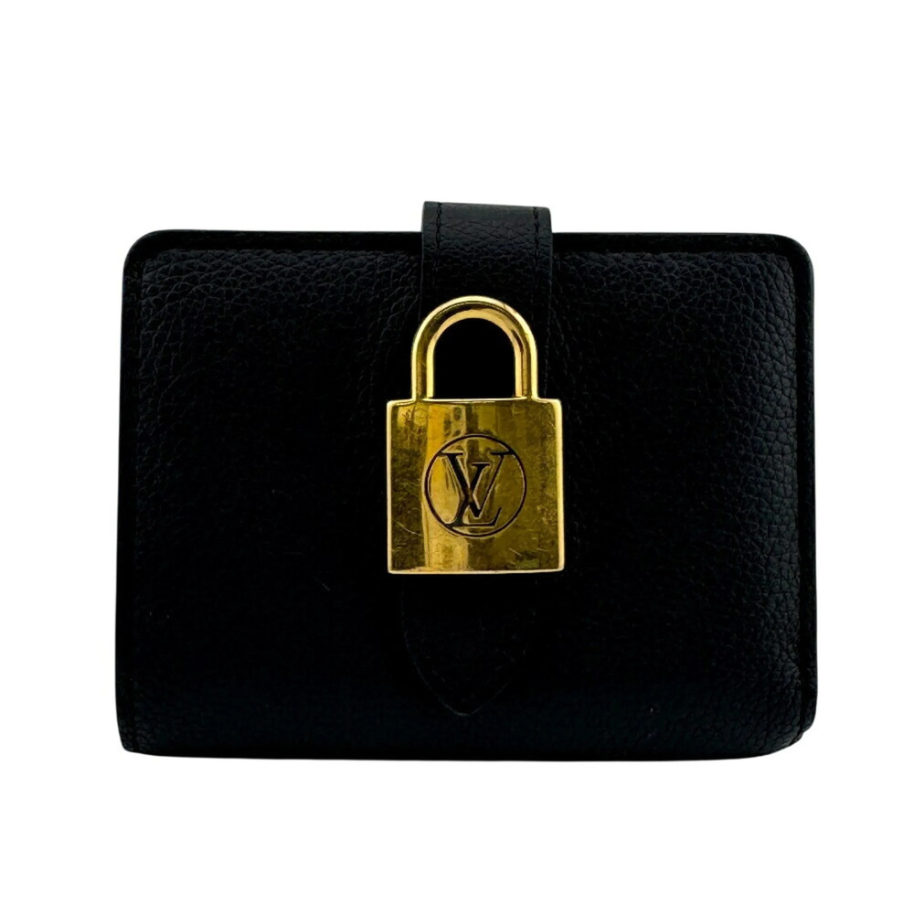 LOUIS VUITTON M12408 Portefeuille Low Key Compact Bi-fold Wallet, Black